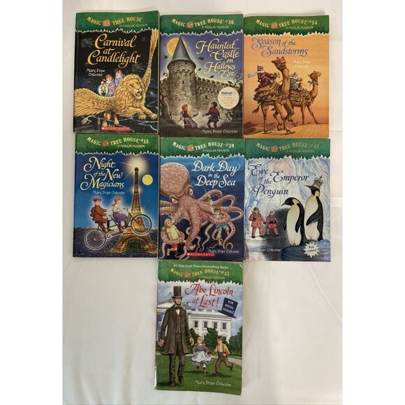 Lot of 7 Magic Treehouse Merlin Missions Books Mary Pope Osborne - Picture 1 of 10